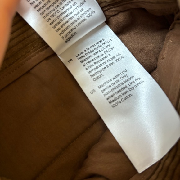 (NWOT) COS Slim Fit Corduroy Trousers Brown Size Men’s 28R - Picture 10 of 11